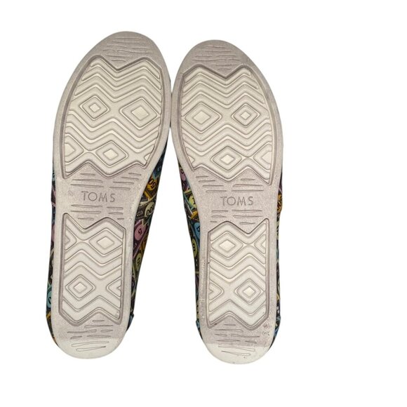 Toms X Monopoly Womens Alpargata Slip-On Shoes Size W10 Money Print Canvas - Picture 5 of 16